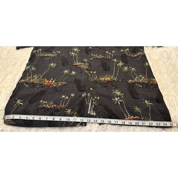 Batek Bay Button-Down Casual Shirt Tropical Beach Theme 100% Rayon Men's Size XL - Picture 8 of 14